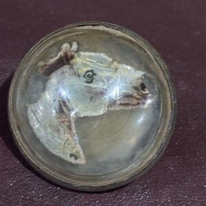 Vintage horse bridle rosette